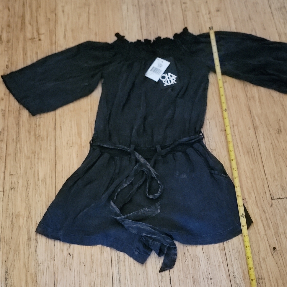 CHASER Black Romper with Belt